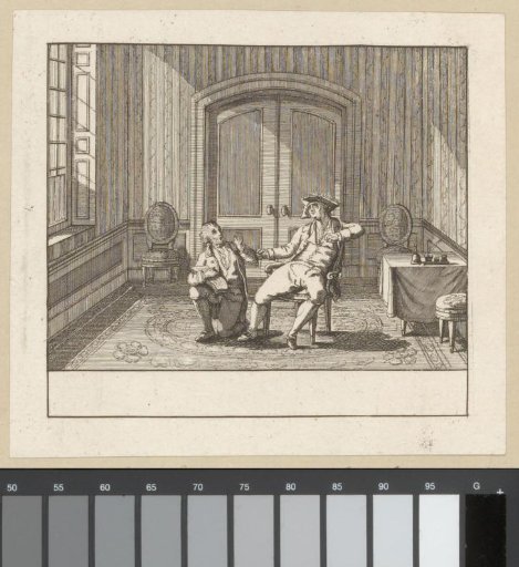 Scene from the play The Gambler