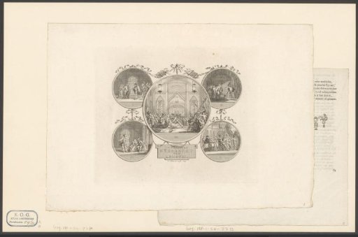 Five scenes from the play Gijsbrecht van Aemstel