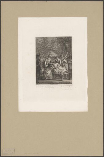 Scene from the play Louise d'Arlac