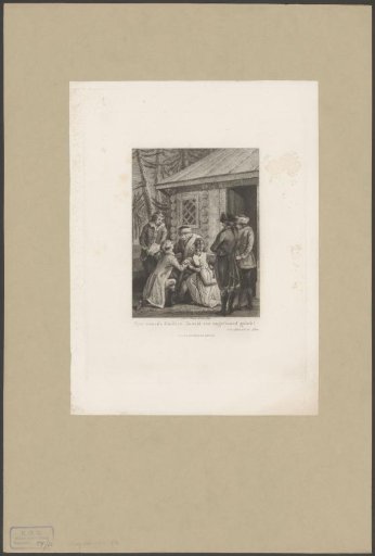 Scene from the play Menzikoff