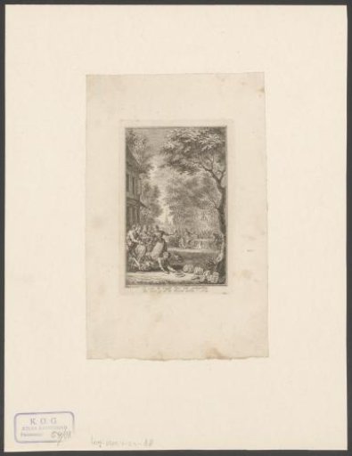 Scene from the play The Wedding of Chloris and Roosje