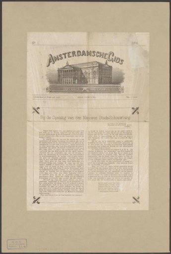 View of the theatre at the Leidseplein in Amsterdam