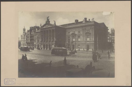 View of the theatre at the Leidseplein in Amsterdam