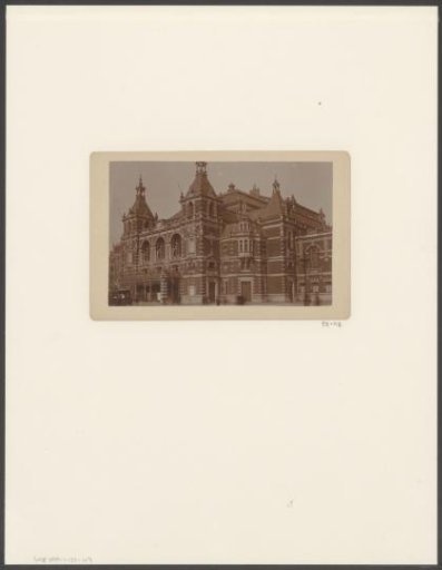 View of the City Theatre in Amsterdam