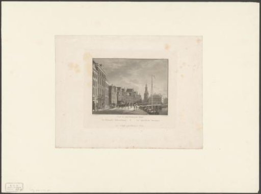 View of the Erwtenmarkt in Amsterdam