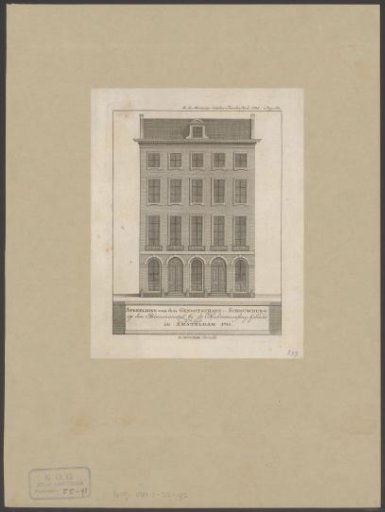 The facade of the French Theater in Amsterdam