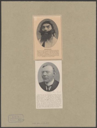 Portraits of Johan Kelly with and without disguise
