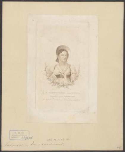Portrait of Anna Maria Snoek as Perette in the play De vrouwenhater
