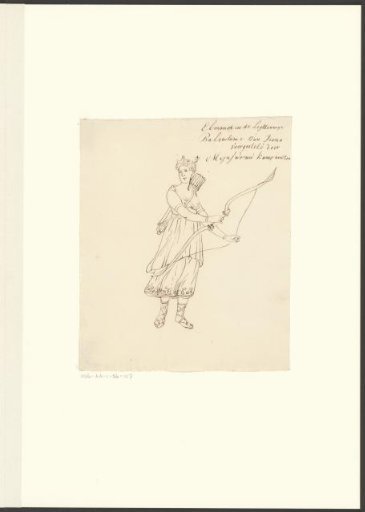Portrait of Anna Maria Snoek as Diana