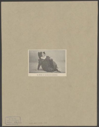 Portrait of Hubert la Roche as Cyrano in the play Cyrano de Bergerac