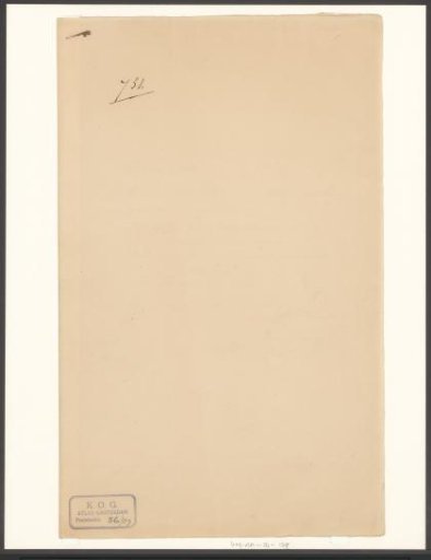 Letter with a list of plays selected for performance in Delft