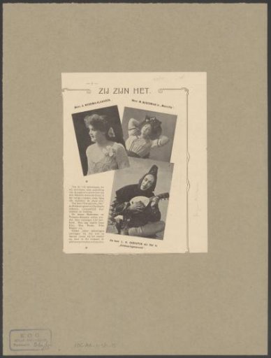 Portraits of Anna Wensma-Klaassen, Wilhelmina van Dijk and Louis Hendricus Chrispijn