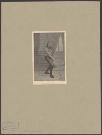 Portrait of Willem Royaards as Frans in the play De roovers