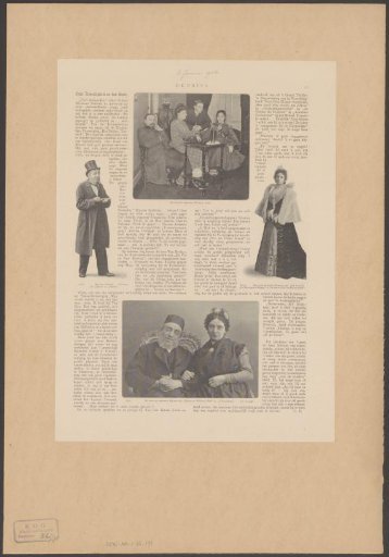 Portraits of Hermann Schwab and Mina Schwab-Welman in various roles and with their family