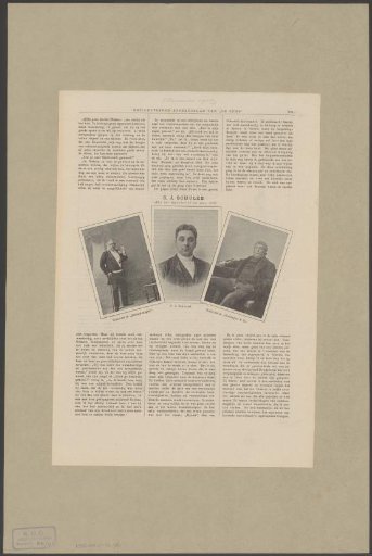Portraits of Cornelis Johannes Schulze in various roles
