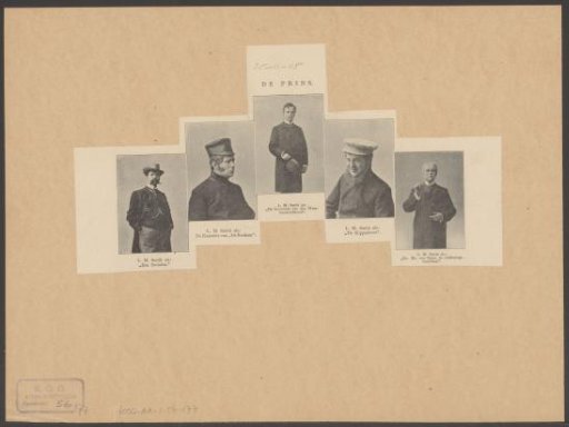 Portraits of Bertus Smith in various roles