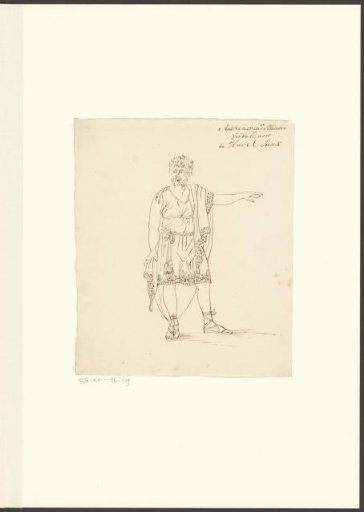 Portrait of actor Andreas Snoek in the role of Anthenor
