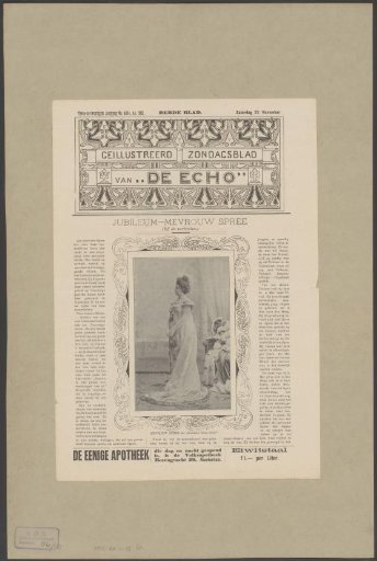 Portrait of Jeanne Mönch as Catharina Hübscher in the play Madame Sans-Gêne