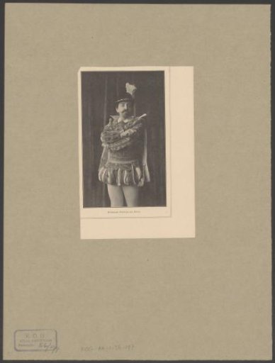Portrait of Hermann Schwab as Fiesco in the play The Conspiracy of Fiesco at Genoa