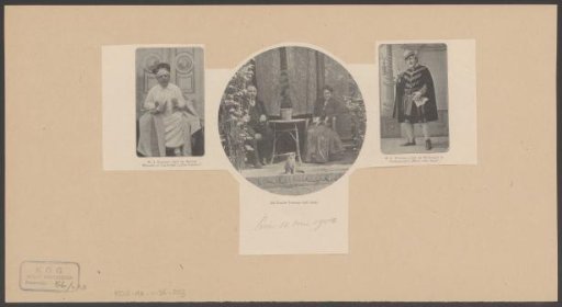 Portraits of Mari J. Ternooy Apèl in various roles and with Marie Faassen