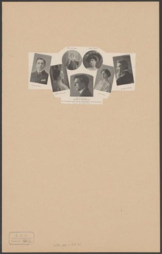 Portraits of seven members of the theatre company Hagespelers
