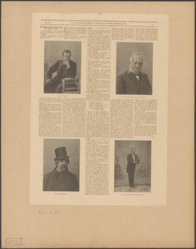 Portraits of Henri de Vries in Various Roles