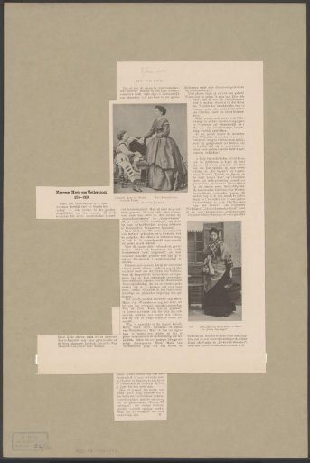Portraits of Marie van Westerhoven in various roles and with Maria Johanna Kleine-Gartman