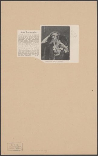 Portrait of Louis Bouwmeester as Shylock in the play The Merchant of Venice