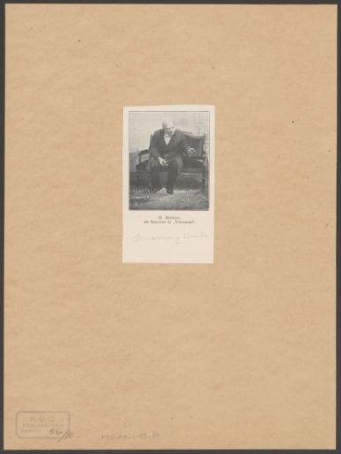 Portrait of Dirk Holkers as Sauveur in the play Reconciled