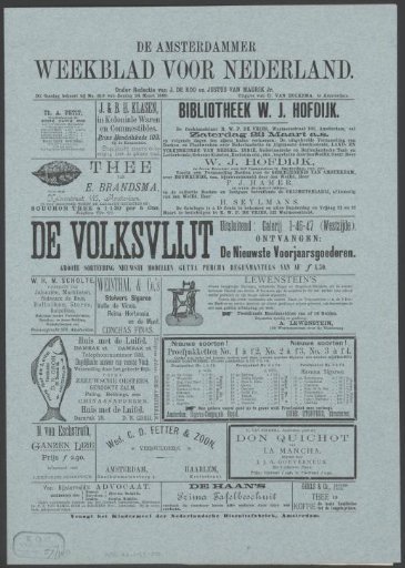 De Amsterdammer, 24 March 1889