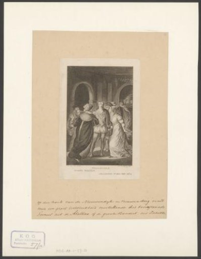 Scene from the Play Aballino