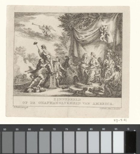 Allegory on American independence