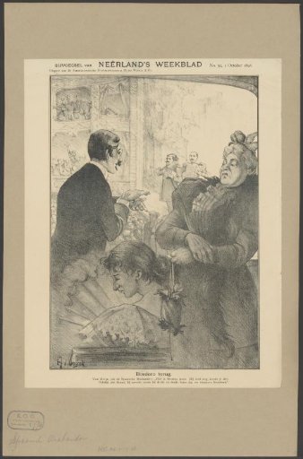 Displeased women at a performance of the play The Spanish Brabander