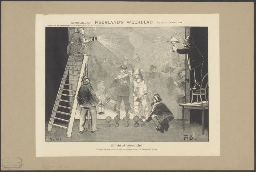 Four men shine their light on The Night Watch