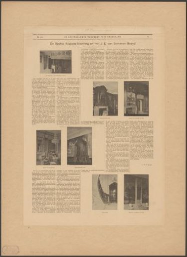 Article on style rooms in the Stedelijk Museum in Amsterdam