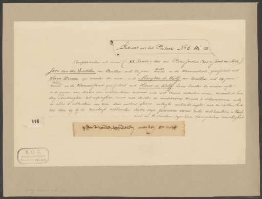 Extract from an Amsterdam burial register