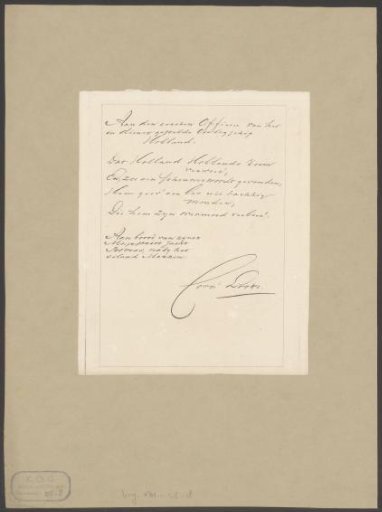 Poem by Cornelis Loots