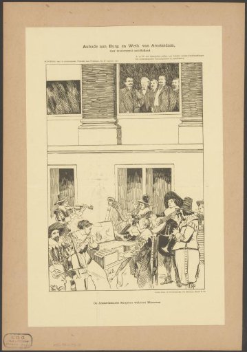 Aubade to the Mayor and Aldermen of Amsterdam, by the musically active Old Holland