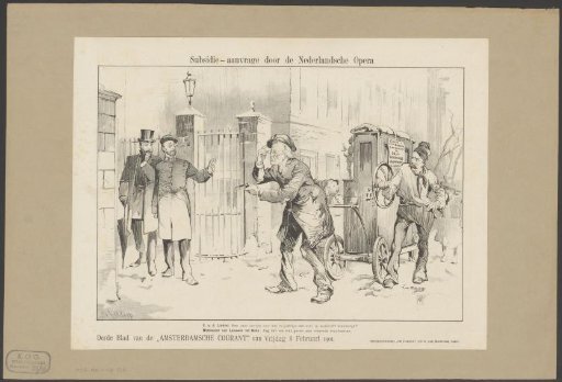 Cornelis van der Linden Begging at the Gate of the Prinsenhof in Amsterdam