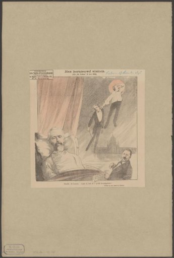Daniël de Lange Dreaming of Alexander Saalborn, Cornelis van der Linden and Johannes George de Groot