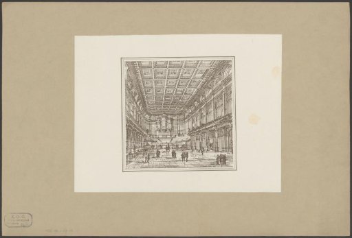 Interior of the Great Hall of the Concertgebouw in Amsterdam