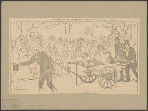 The cry of distress of the Amsterdamsch Lyrisch Tooneel