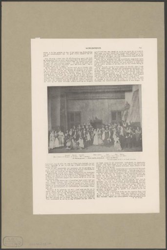 Three scenes from the opera Princesse d'auberge