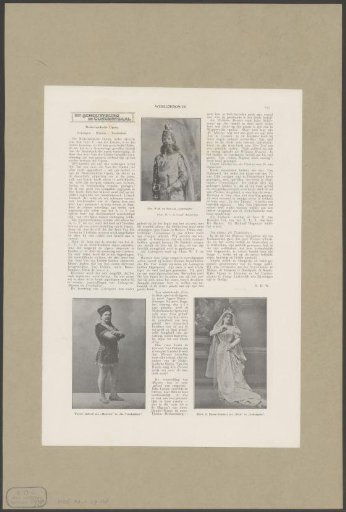 Portraits of Chris de Vos, Werner Alberti and Agnes Bosse-Sommer in different roles