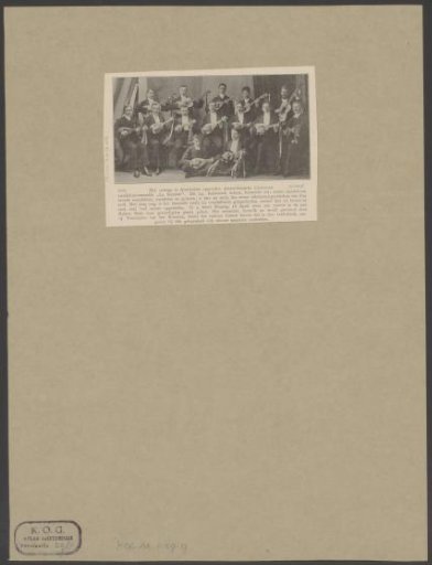 Group portrait of the mandolin ensemble La Serenate