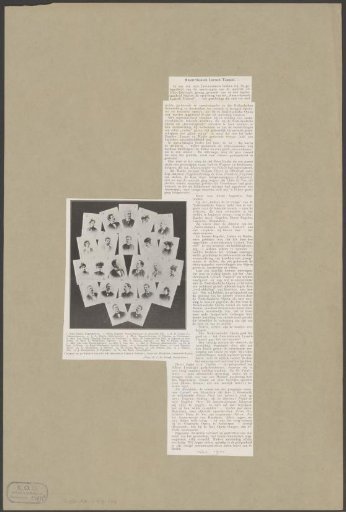 Portraits of 23 members of the Amsterdamsch Lyrisch Tooneel