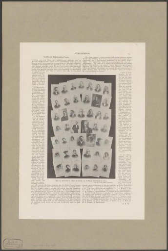 Portraits of 45 members of the Nieuwe Nederlandsche Opera