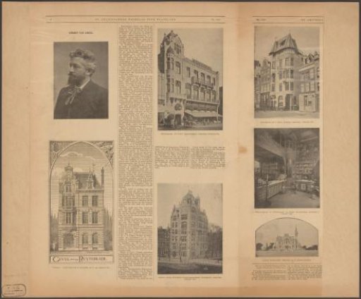 Article on Gerrit van Arkel with Illustrations of His Buildings in Amsterdam