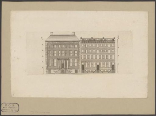 Canal houses in Amsterdam on Keizersgracht 452 and 480-476