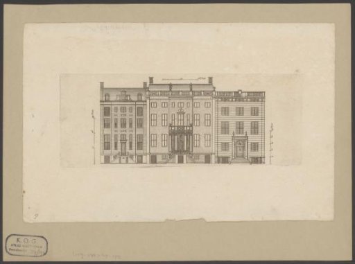 Canal houses in Amsterdam on Herengracht 442, 446 and 448